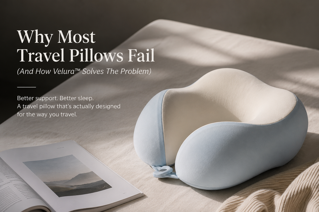 Why Most Travel Pillows Fail (And How Velura™ Solves The Problem)