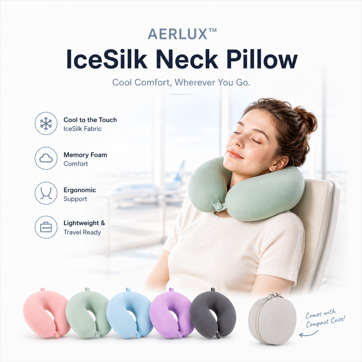 AERLUX™ IceSilk Neck Pillow