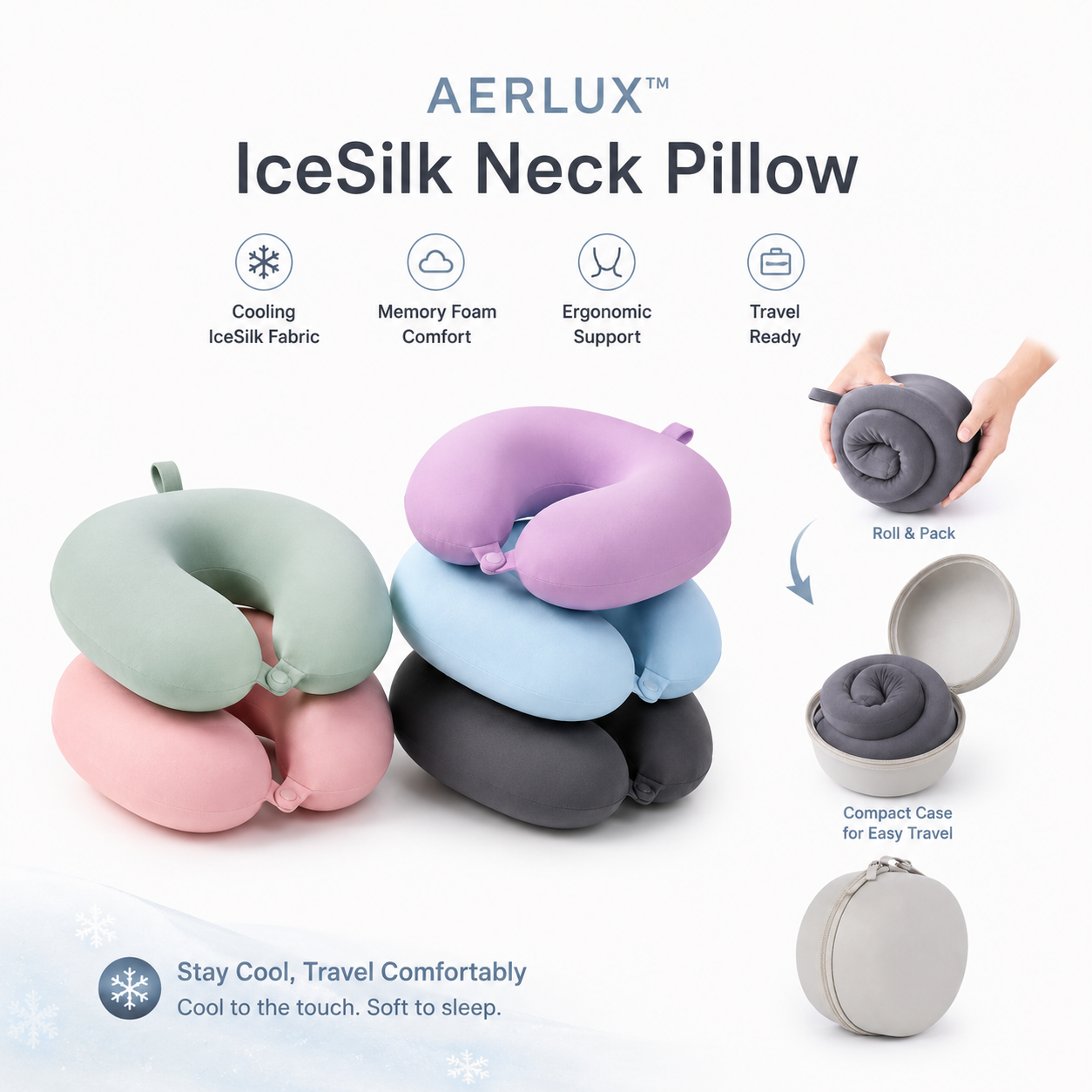 AERLUX™ IceSilk Neck Pillow