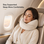 AeroWrap™ memory foam travel pillow with chin support — view 2