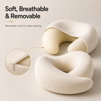 AeroWrap™ memory foam travel pillow with chin support — view 7