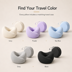 AeroWrap™ memory foam travel pillow with chin support — view 10