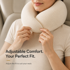 AeroWrap™ memory foam travel pillow with chin support — view 4
