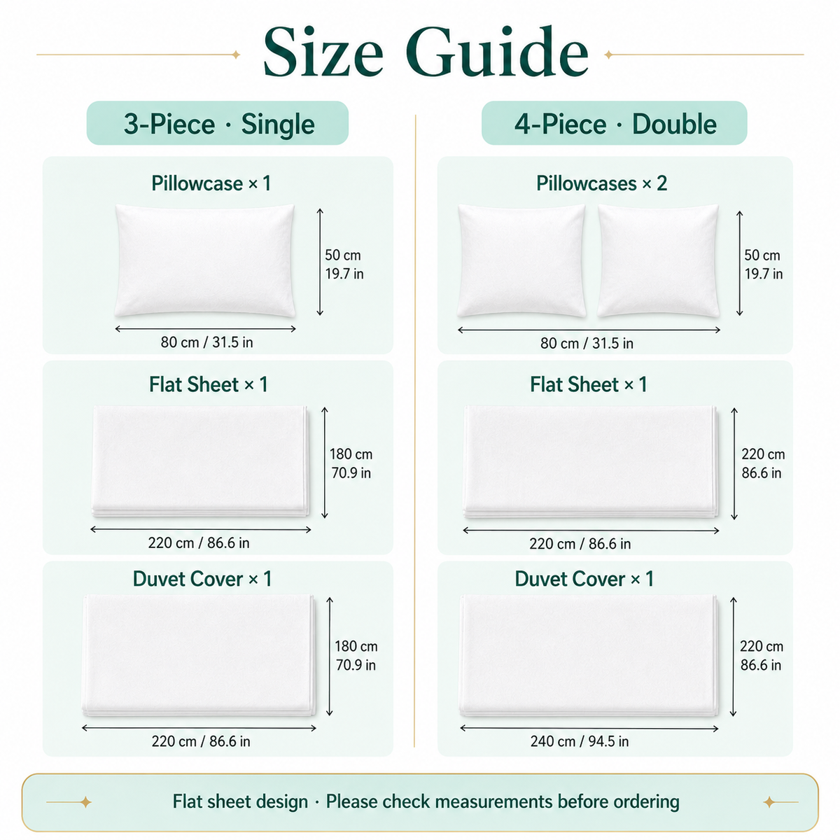 SWISA™ disposable travel bedding set — view 7