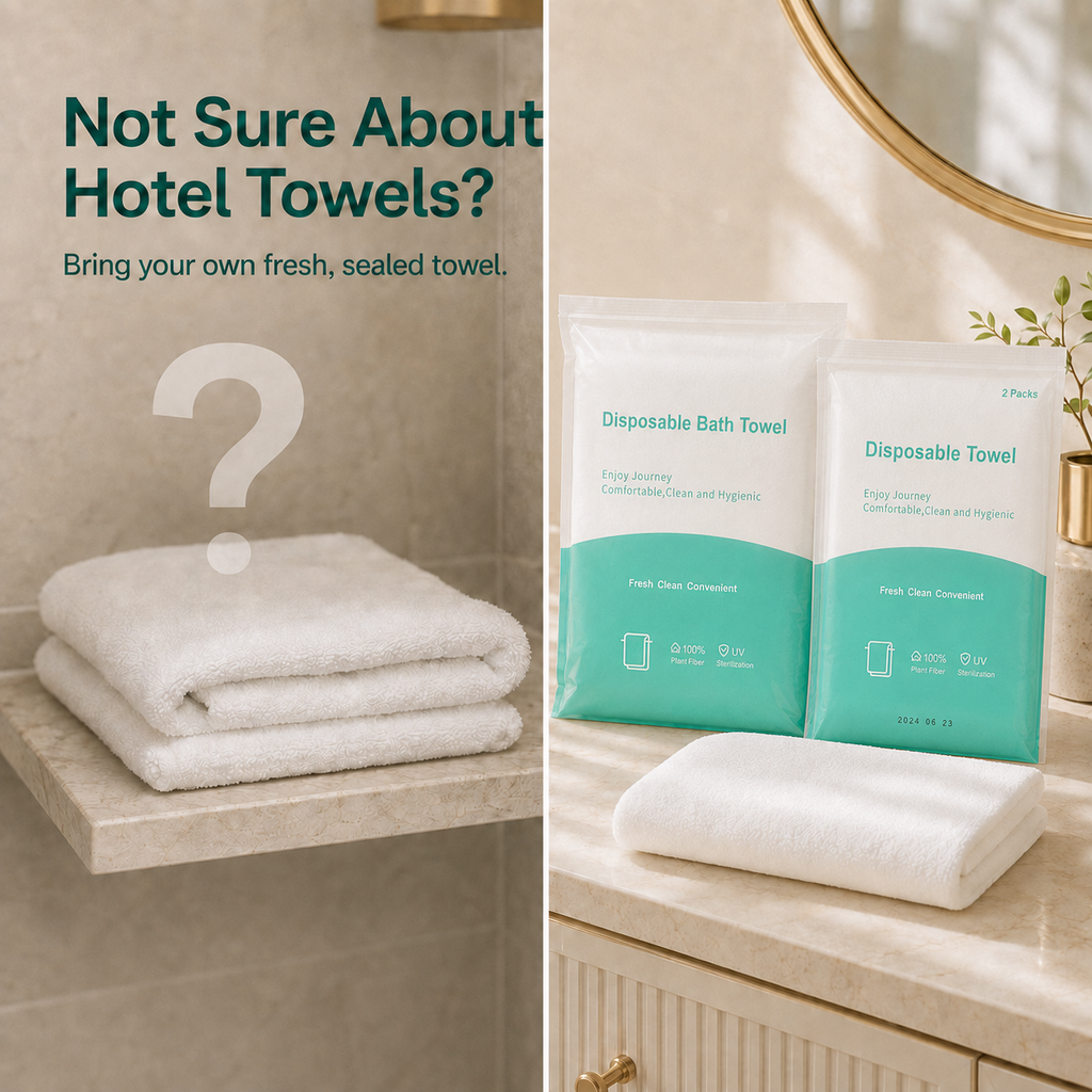 PureDry™ disposable travel towel set — view 3