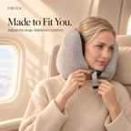 Nuvela Noise-Reducing Travel Pillow — Cushioned Ear Support