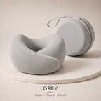AeroWrap™ memory foam travel pillow with chin support — view 14