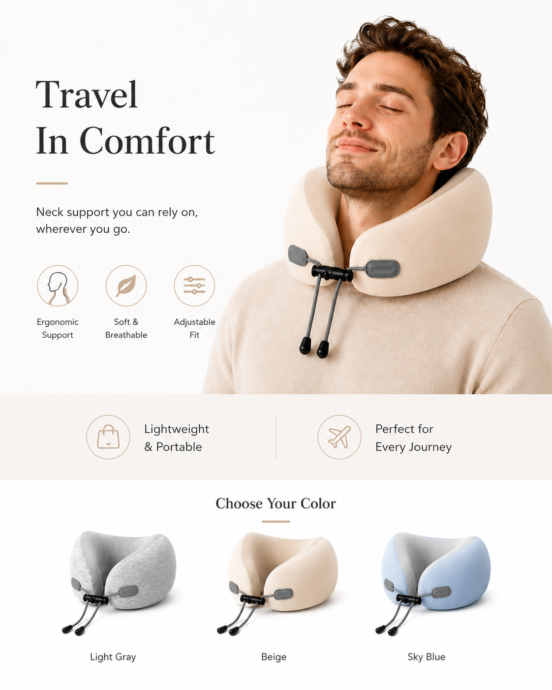 Lunara™ PackFold Pillow