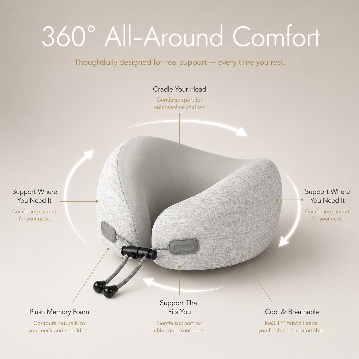 Lunara™ PackFold Pillow